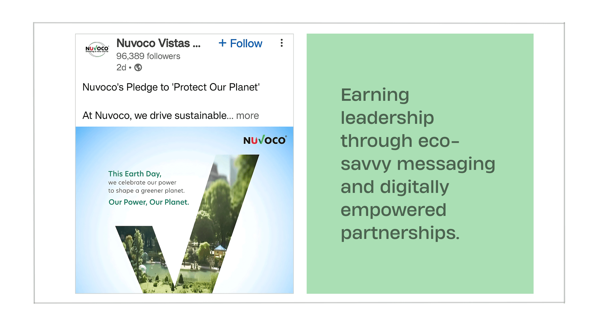 Nuvoco : Powering planet-friendly partnerships